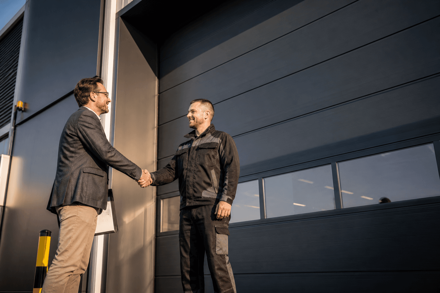 Rénovation d'un portail coulissant 12m sur site logistique